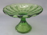 Ilguciems glass factory - Fruit bowl, pressed glass, d 19 cm; h 12.5 cm
