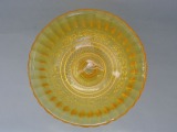 Ilguciems glass factory - Fruit bowl, pressed glass, h 13 cm