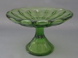Ilguciems glass factory - Fruit bowl, pressed glass, d 19 cm; h 12.5 cm