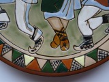 ЛЕКСФ - Ceramic plate Ukrainian dance, d 38.5 cm