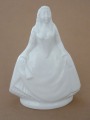 Meissen - Dāma vakarkleitā, porcelāns, h 11.5 cm