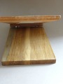 Notepad holder. Latvia, wood, carving, amber, h2,5 cm; 18 x 11 cm
