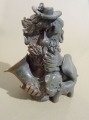 S. Baltruve - Figure. Pottery, h 11.5 cm