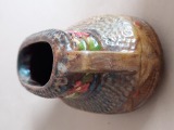 Vase, ceramic, 9x7.5x14 cm