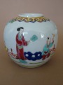 Vāze, Ķīna, porcelāns, h 10 cm; d 10 cm