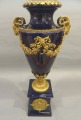Vase, glass, h 54 cm