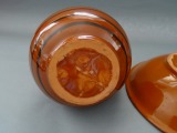 Latvian ceramics - Decanter with a bowl