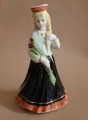 Girl in folk costume, porcelain h 15 cm