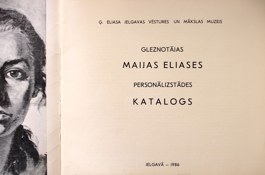 Gleznotājas Maijas Eliases personālizstādes katalogs