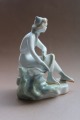 Porcelain figure Skater H 15 cm