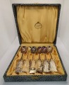 Silver spoons in a box 6 pcs., 79.5 gr.