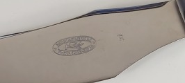 Silver knife fineness 813, length 33.5 cm, weight 131.4 gr.