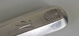 Silver knife fineness 813, length 33.5 cm, weight 131.4 gr.