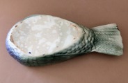 M.S.Kuznecovs Sviesta trauks balodis porcelāns h11x22.7 cm 