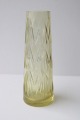 Ilguciems glass factory - vase yellow H 24 cm