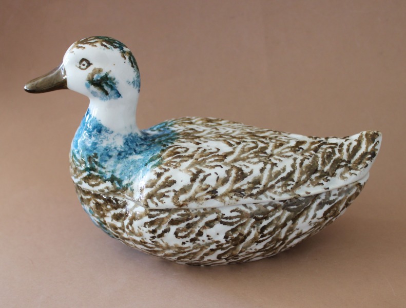 Kuzņecovs - Sviesta trauks pīle porcelāns h12.2x20.2 cm