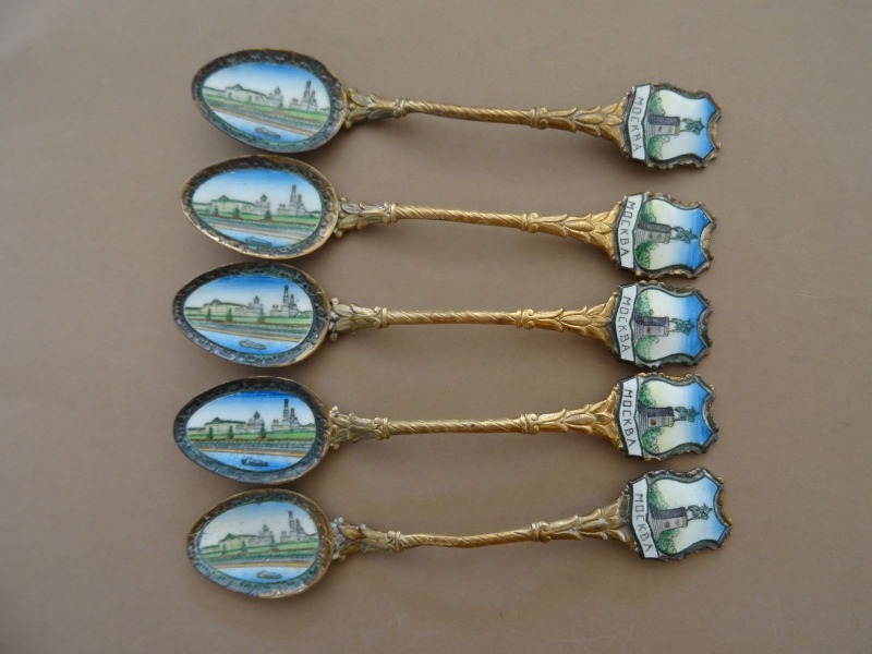5 tea spoons &amp;amp;quot;Москва&amp;amp;quot;