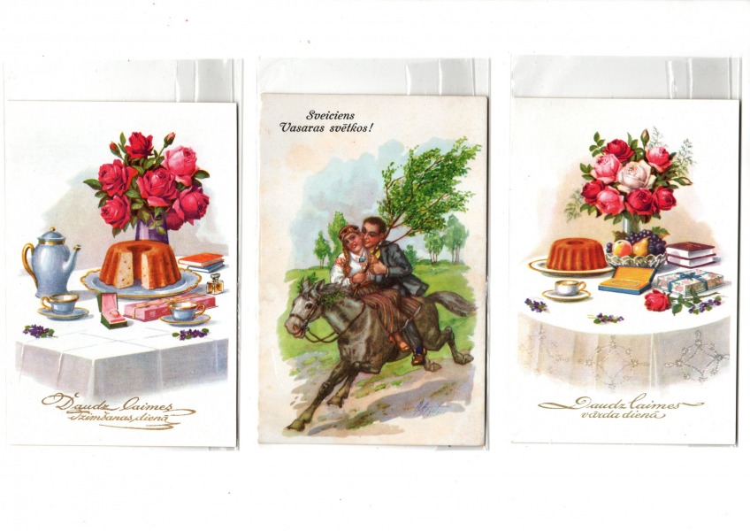 Various greeting cards 6 pcs.