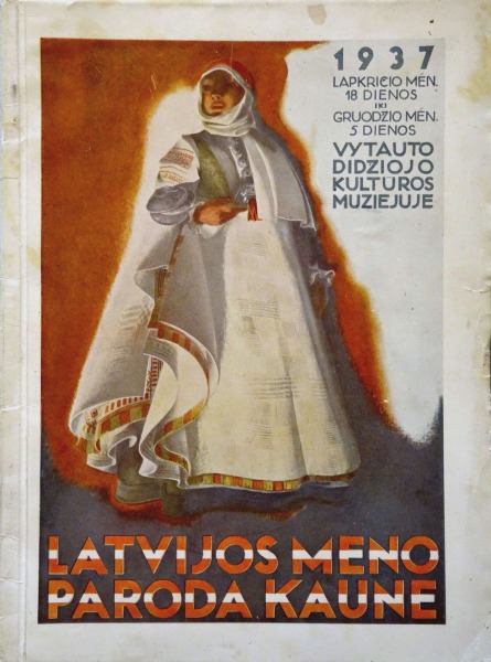 Catalog - Latvijos meno paroda Kaune. 1937, Lithuania