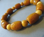 Pressed amber bracelet 12,5.gr.