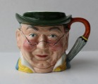 Staffordshire - cup, porcelain, hand painting, h 9 cm