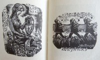 Pēteris Upītis (1896-1976) - Ex librus 90 grāmatzīmes