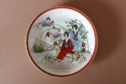 Kuznetsovs - Plate Eastern motif, porcelain d 14 cm with minor defects