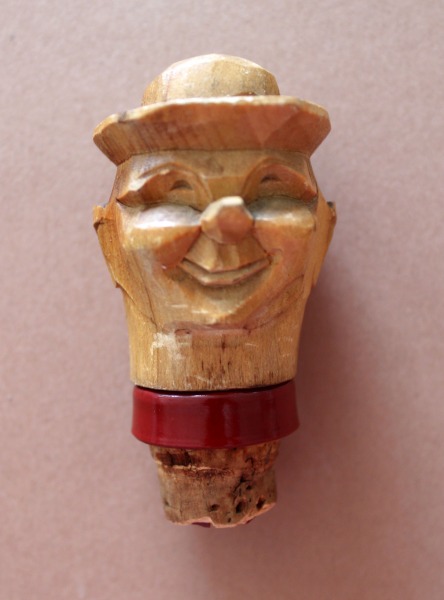 Cork wooden man 7 cm