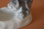 Kuznetsov - Ashtray, porcelain, h 10 cm; w 13 cm