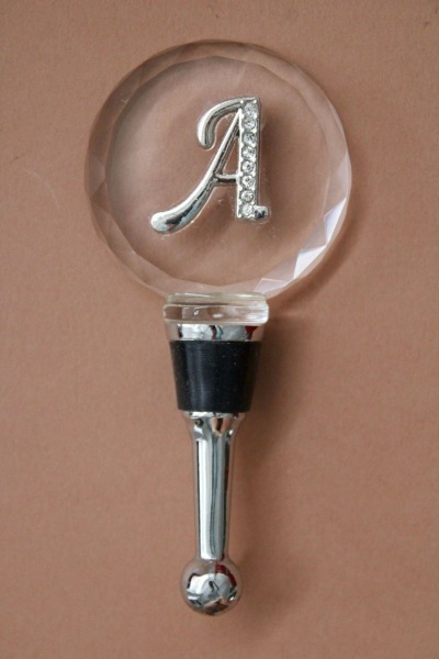 Cork Letter A made of glass