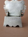 Серебряная солонка Трон, 84 проба, вес 53.23 г.