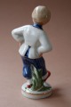 RPR - Dancer boy, painted by B. Karklina, porcelain, h 13 cm