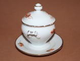 Kuzņecovs - Mērces trauks ar vāku, porcelāns, h 10.5 cm