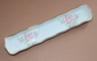 Lemoges France - Business card tray, porcelain, 23.5x4.5 cm
