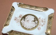 Limoges - Pelnutrauks, porcelāns, 1940.tie gadi, 11x8.5 cm