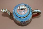 Teapot, Japan, porcelain, 1920s, hand painting, enamel, h 18 cm