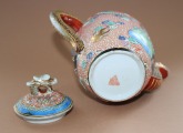 Teapot, Japan, porcelain, 1920s, hand painting, enamel, h 18 cm