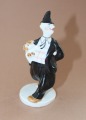 Artelis Progress - Clown Pencil with dog Kljaks, porcelain, model author - A. G. Traugot, 1950s, 10.