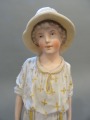 Figūras - Pastorāle, Vācija, porcelāns, 2.gab., h 32 cm