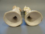 Figūras - Pastorāle, Vācija, porcelāns, 2.gab., h 32 cm