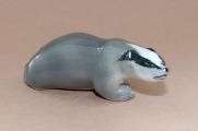 LFZ - Badger, 1956, porcelain, h3x12 cm