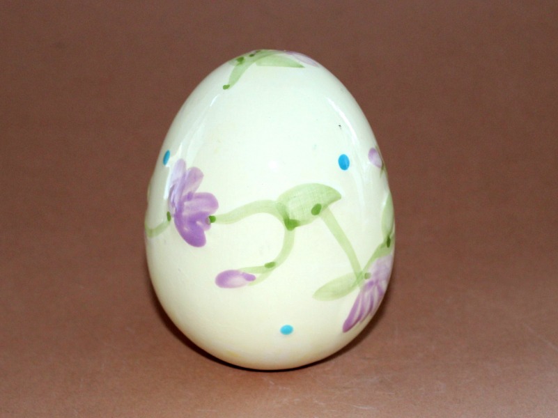 Easter porcelain egg h 9 cm