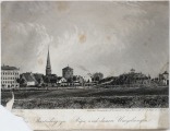 Gravīra Der Basteiberg zu Riga und dessen Umgebungen. 9x14.3 cm 
