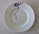 LFZ - Porcelāna šķīvītis, roku gleznojums