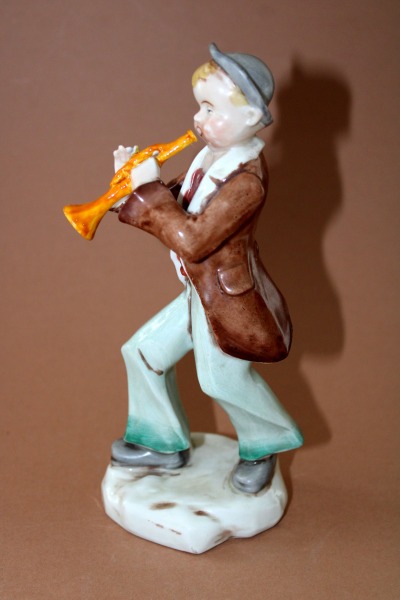 Muzikants, Vācija, porcelāns h 19.5 cm