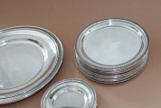 Itāļu sudraba šķīvji 800 prove 18.gab. Kopējais svars 1829,52 gr.