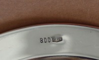 Itāļu sudraba šķīvji 800 prove 18.gab. Kopējais svars 1829,52 gr.