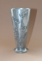 Jugendstila glāze ar Art nuvo rakstu h 17 cm