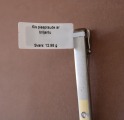 Kaklasaites piespraude palladijs 12.96 g., ar zeltu un briljantu 950 prove