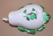 Kuzņecovs - Sviesta trauks bumbieris, porcelāns H 11,5 W 19 cm